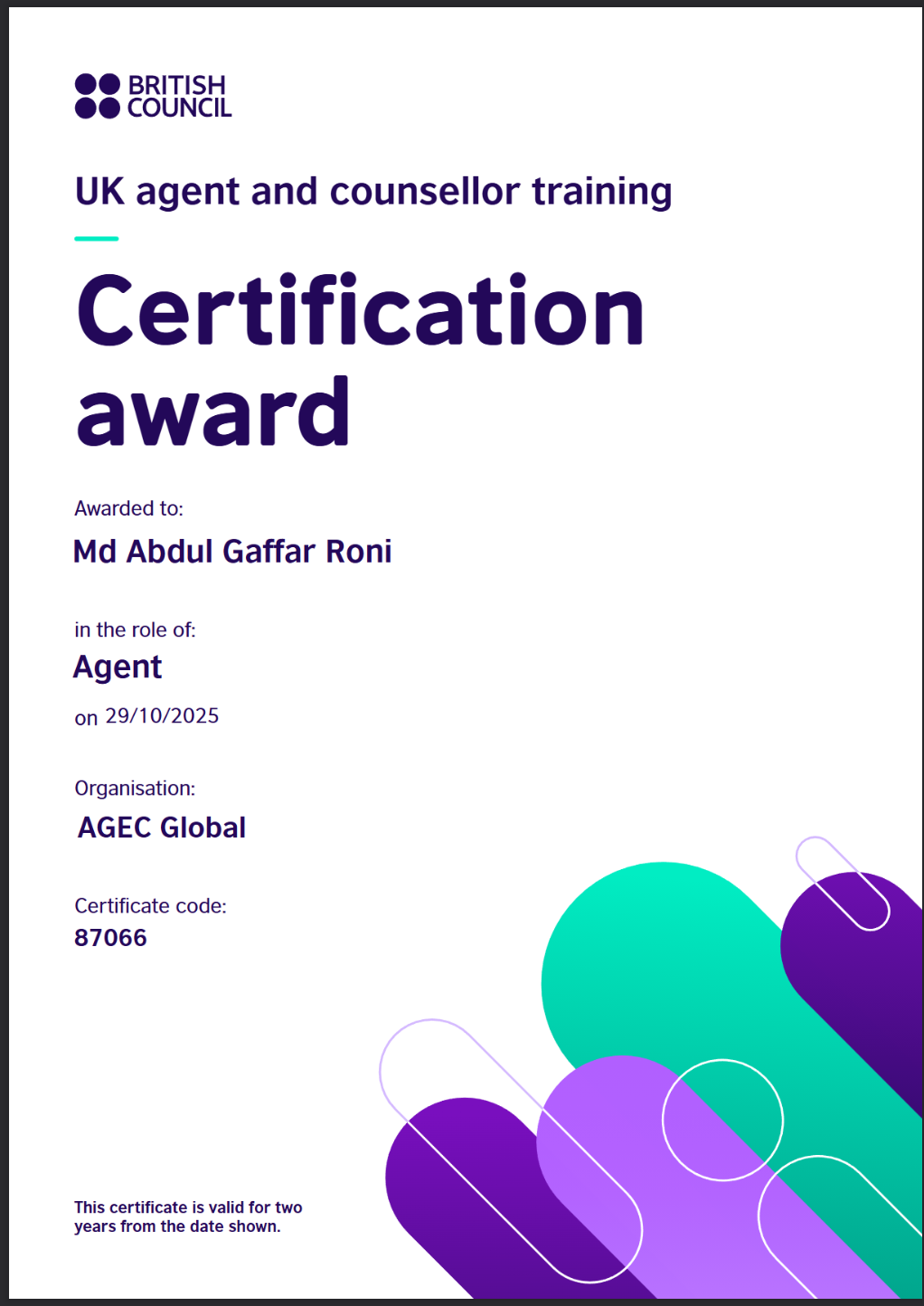 British Council Agent